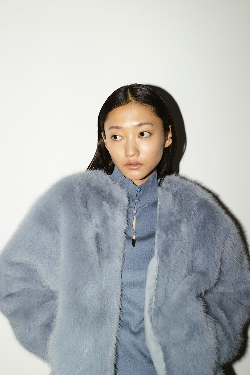 ノーカラーファージャケット 詳細画像 SAX 4