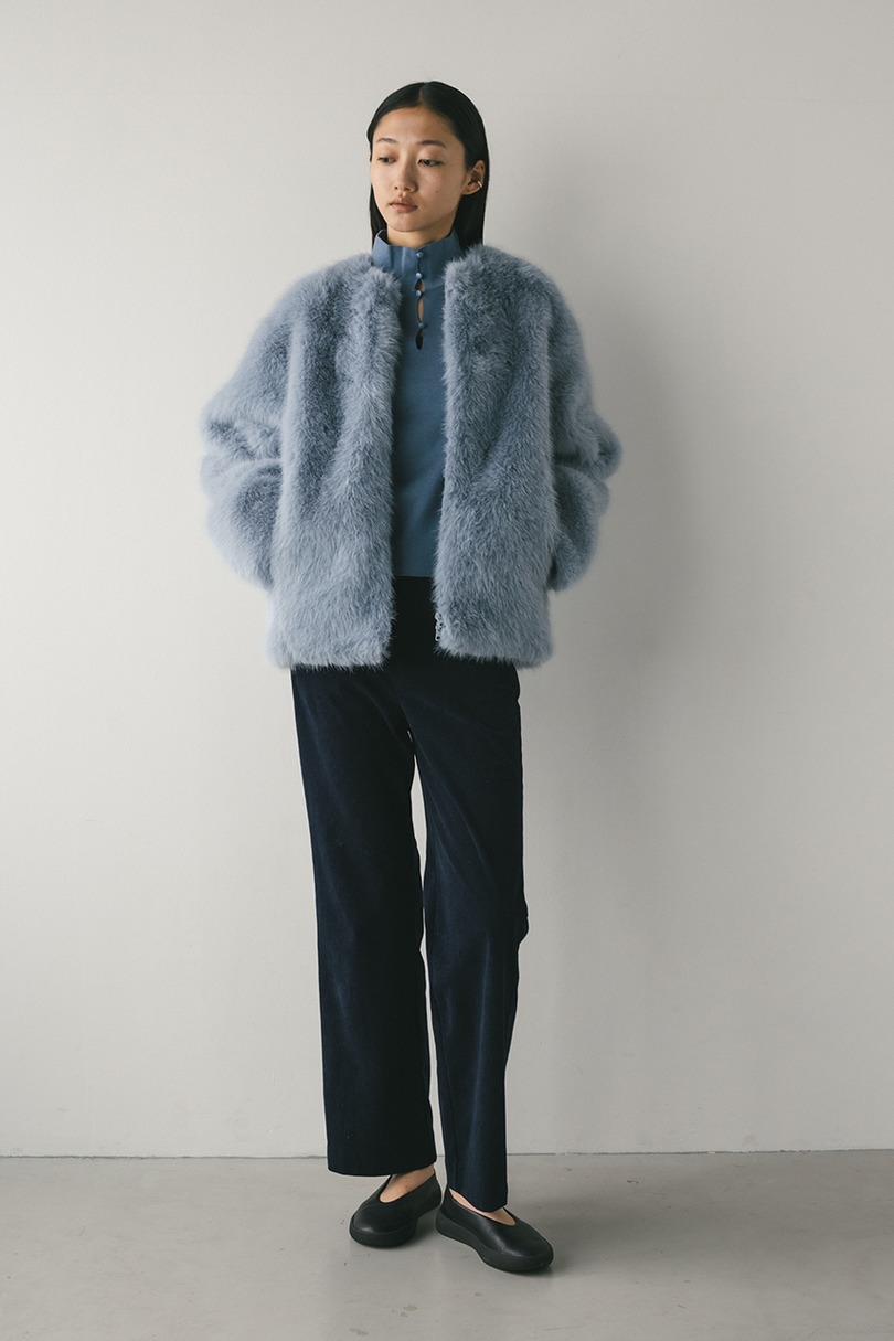 ノーカラーファージャケット 詳細画像 SAX 5