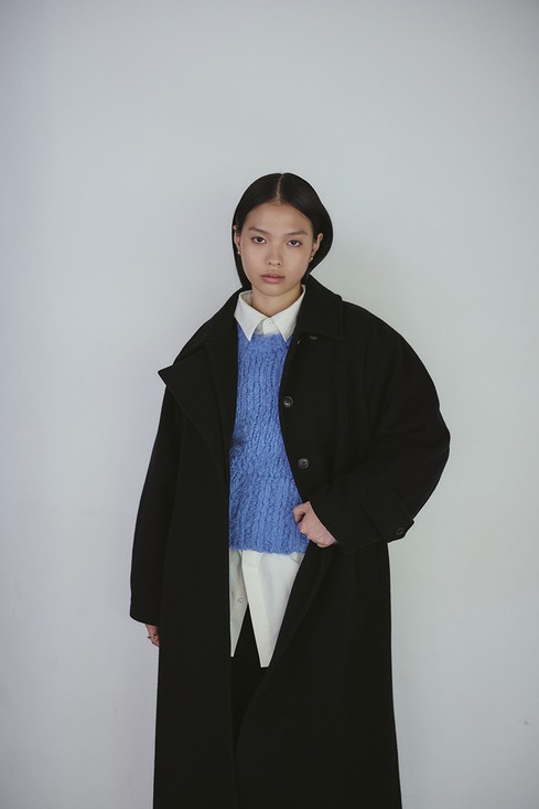 STYLEMIXER / スタイルミキサー　ダブルウールロングコート スタイルミキサー STYLEMIXER ダブルウールロングコート （BLK