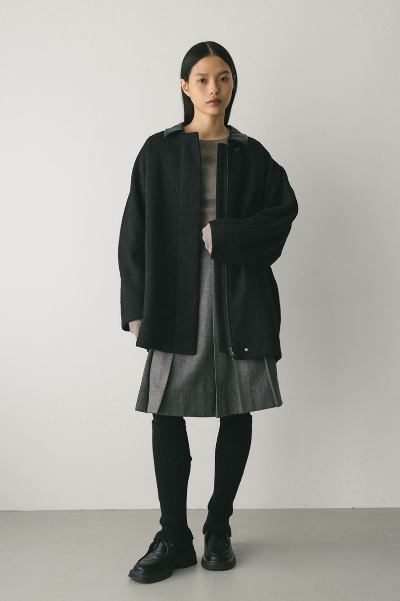 ツイードミディコート 詳細画像 BLK 2