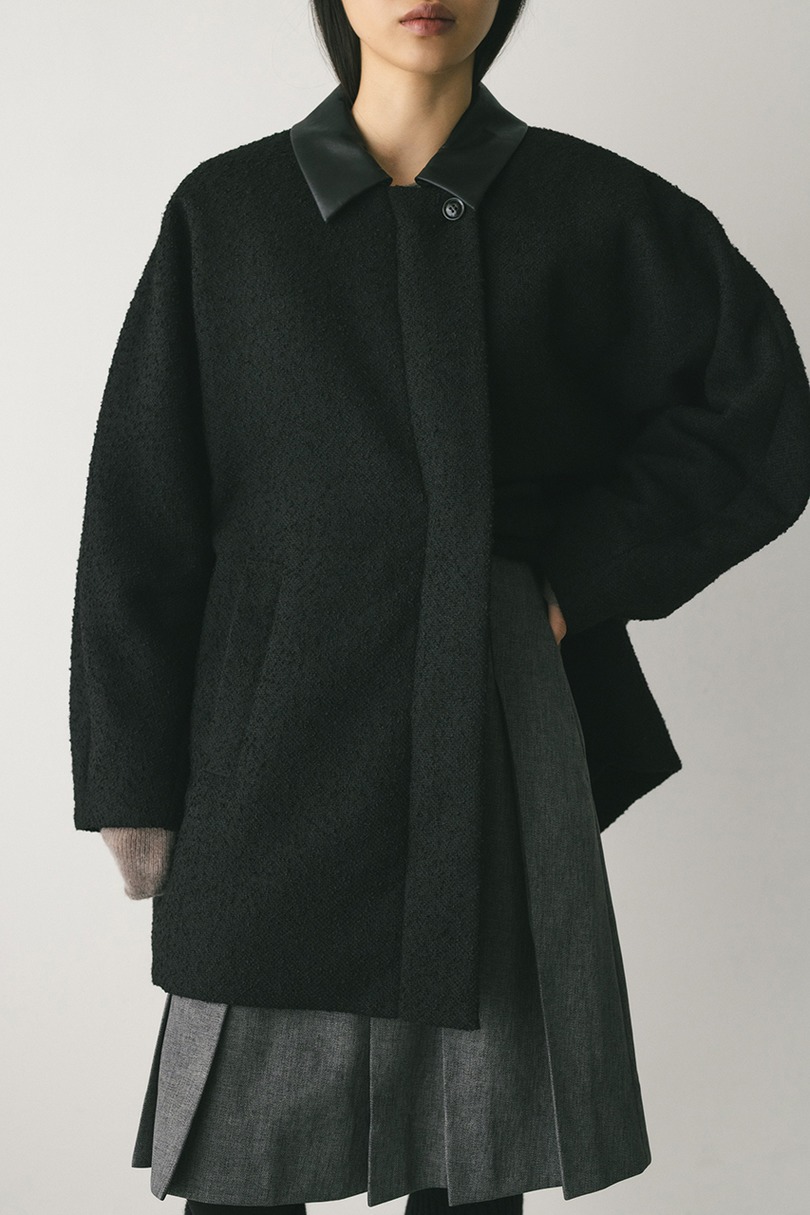 ツイードミディコート 詳細画像 BLK 5