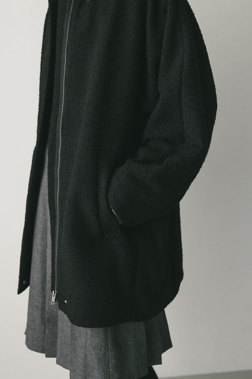 ツイードミディコート 詳細画像 BLK 9
