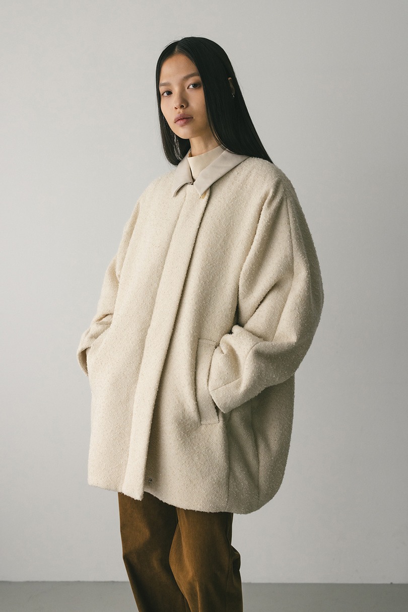 ツイードミディコート 詳細画像 BEG 3