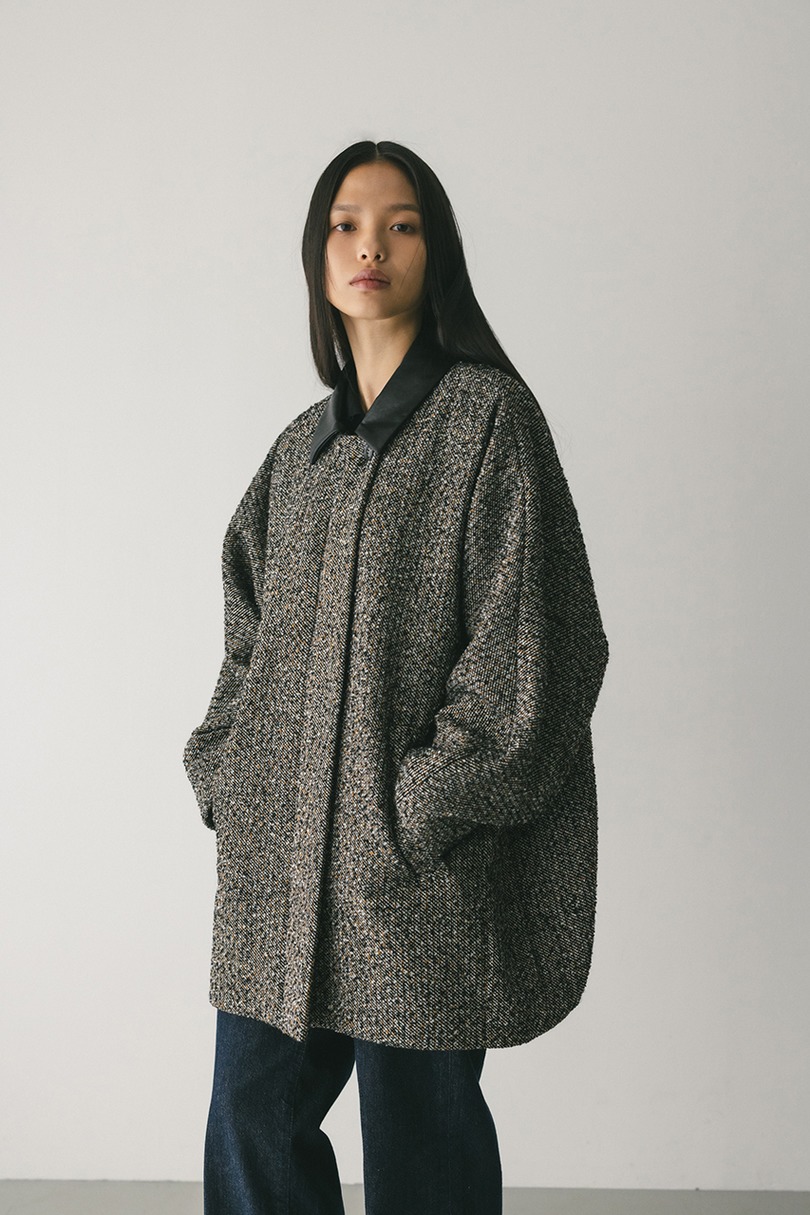 ツイードミディコート 詳細画像 Multi_1 4