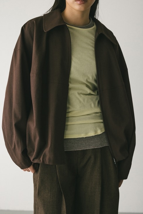 美品　STYLEMIXER ラウンド フォルム ジャケット　ブルゾン 楽天市場】ラウンドフォルムジャケット／スタイルミキサー