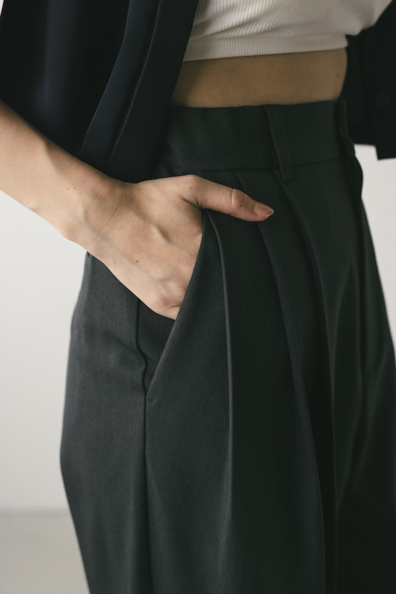【WEB限定】3タックスラックスロング 詳細画像 GRY 7