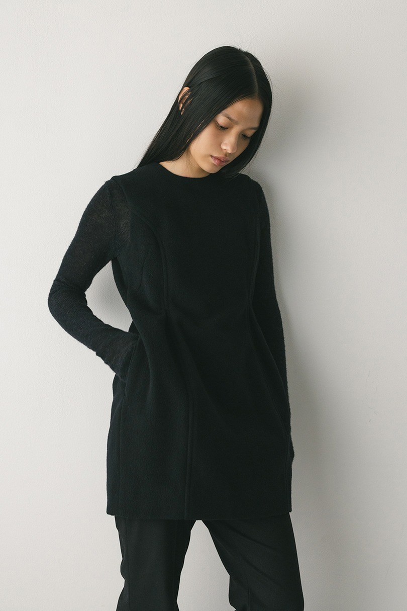 ウールミニワンピース