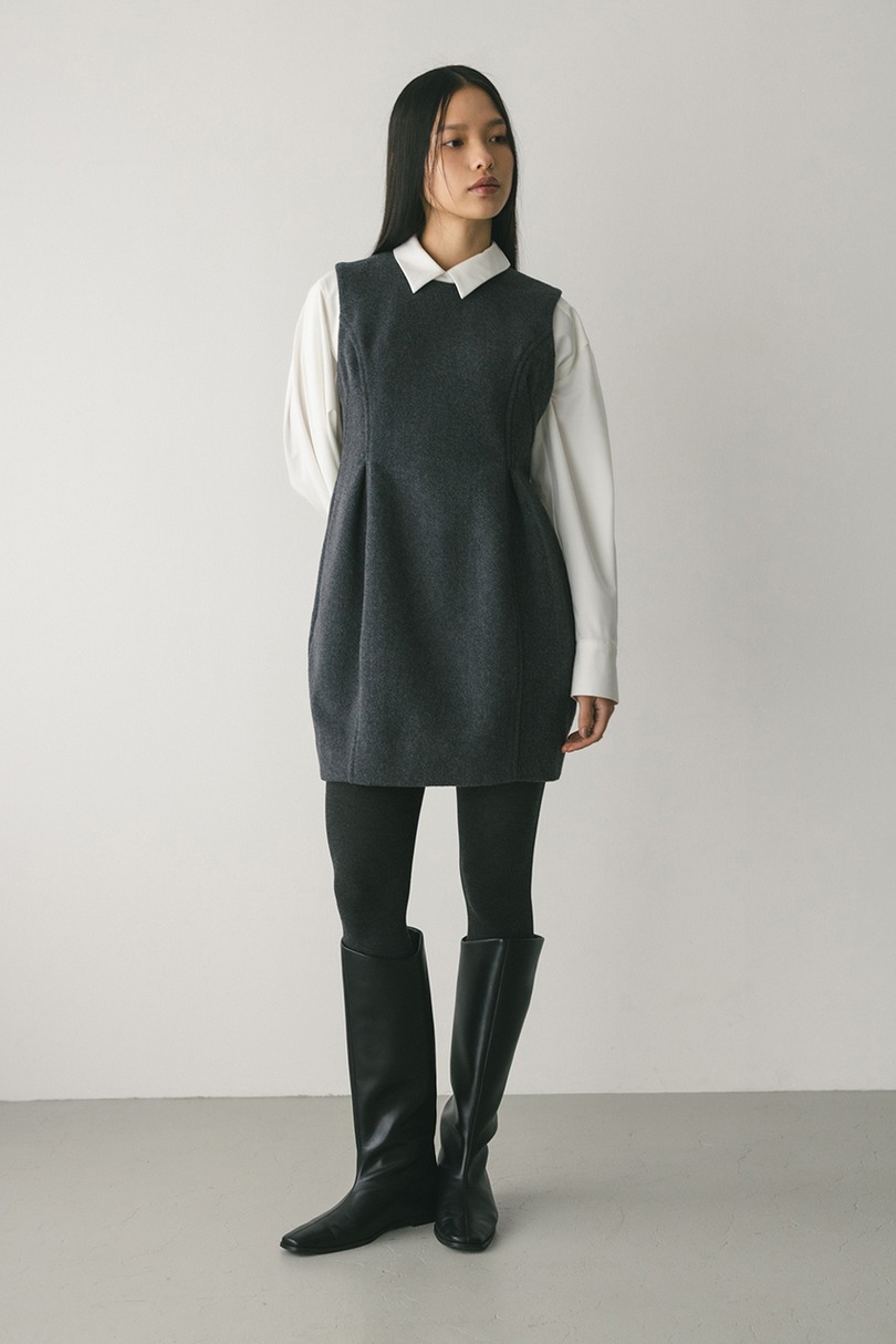 ウールミニワンピース