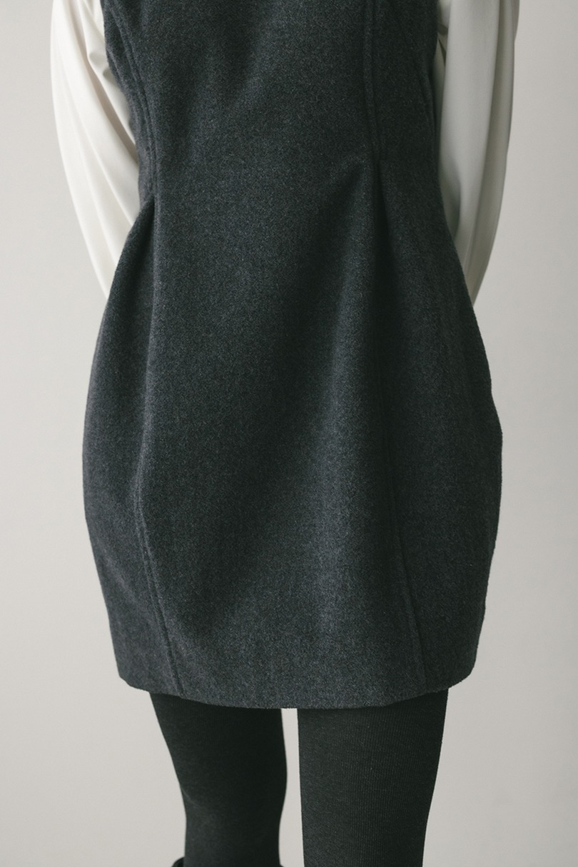 ウールミニワンピース 詳細画像 GRY 9
