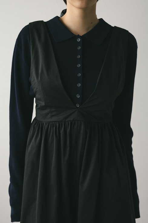 ディープVジャンパースカート｜STYLEMIXER（スタイルミキサー）公式