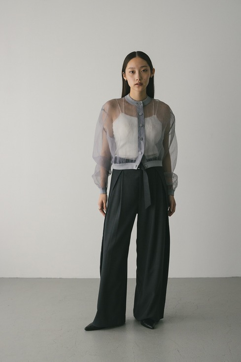 シアーコンビネーションカーディガン｜STYLEMIXER（スタイル