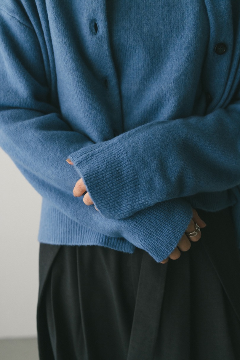 ウールニットカーディガン 詳細画像 BLU 7