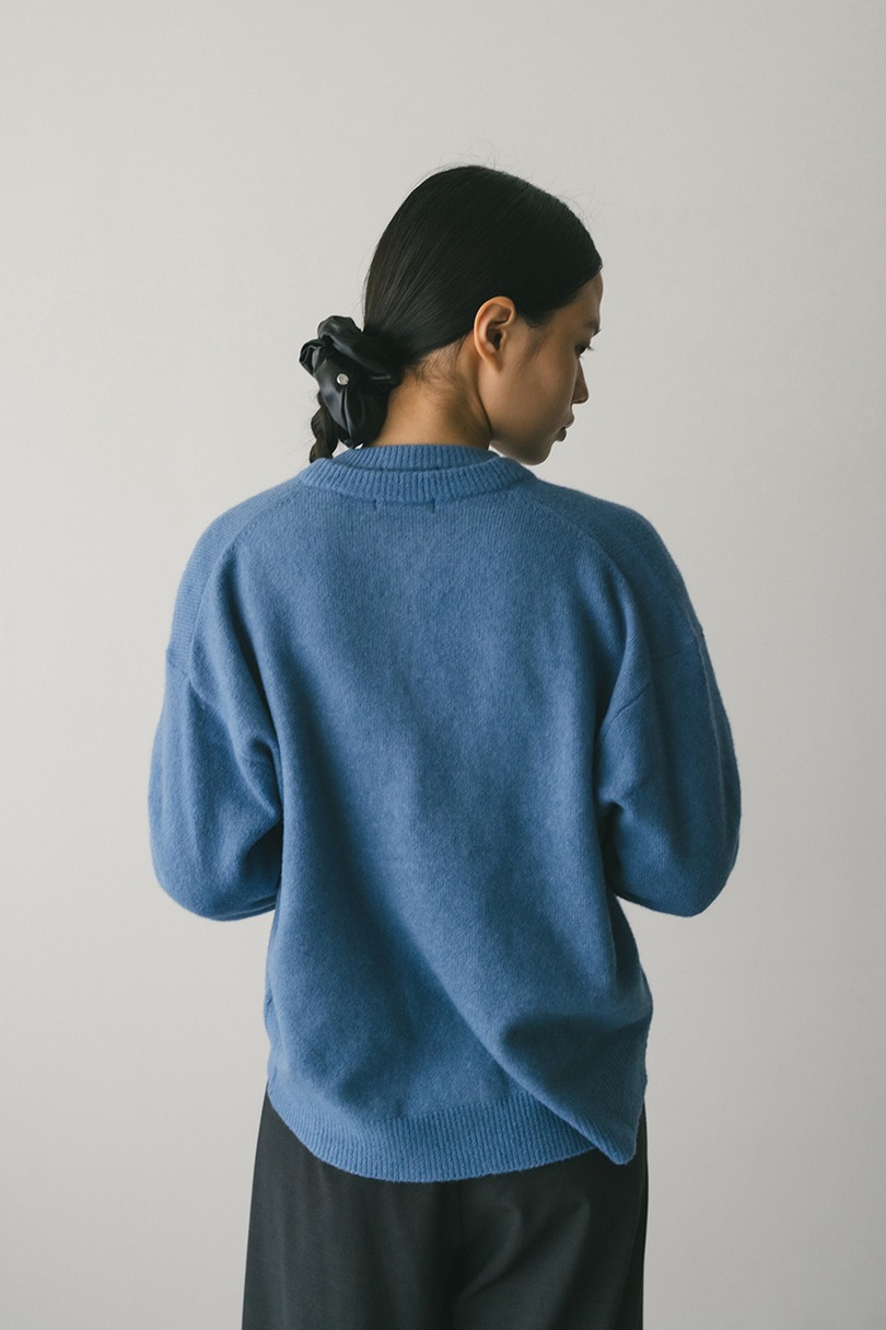 ウールニットカーディガン 詳細画像 BLU 8