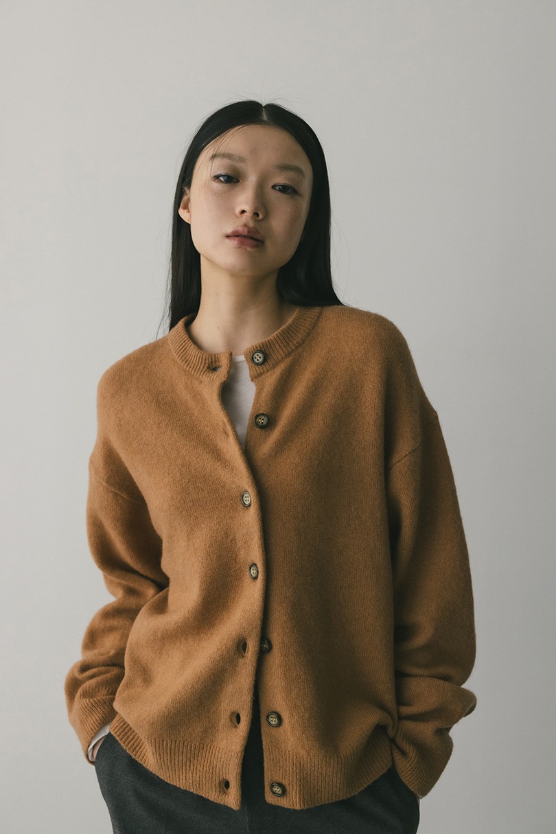 ウールニットカーディガン