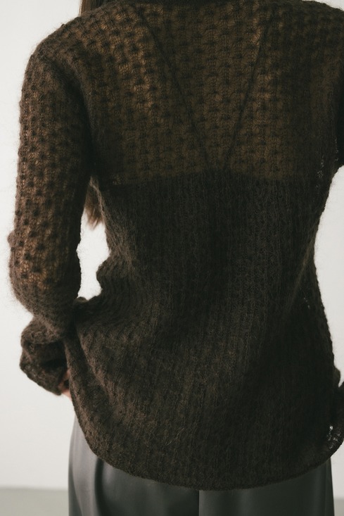 2WAYモヘアミックスリボンニット｜STYLEMIXER（スタイルミキサー）公式