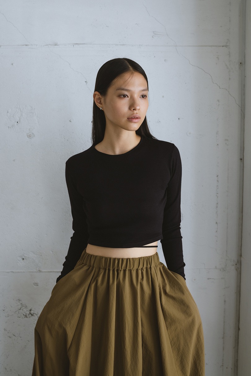 マルチWAYストリングショートニット