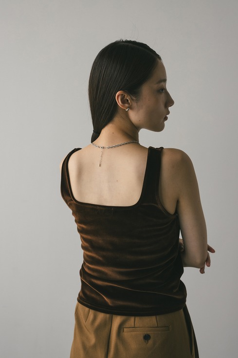 ベロアタンクトップ｜STYLEMIXER（スタイルミキサー）公式通販サイト