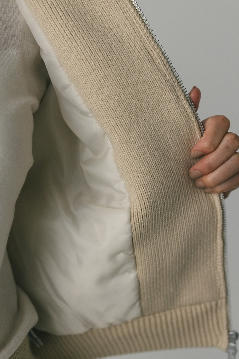 ニットパッファーブルゾン 詳細画像 IVOY 7