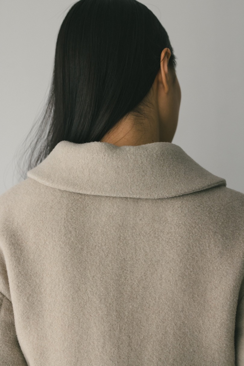 ワイドリブショートコート 詳細画像 L/BEG 10