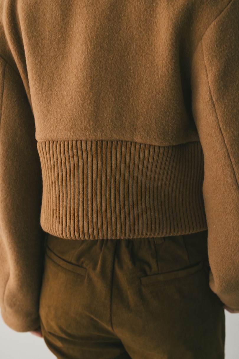 ワイドリブショートコート 詳細画像 CAM 13