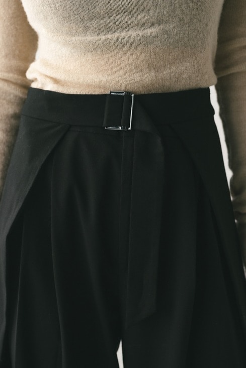 ウエストデザインサイドラップパンツ｜STYLEMIXER（スタイルミキサー