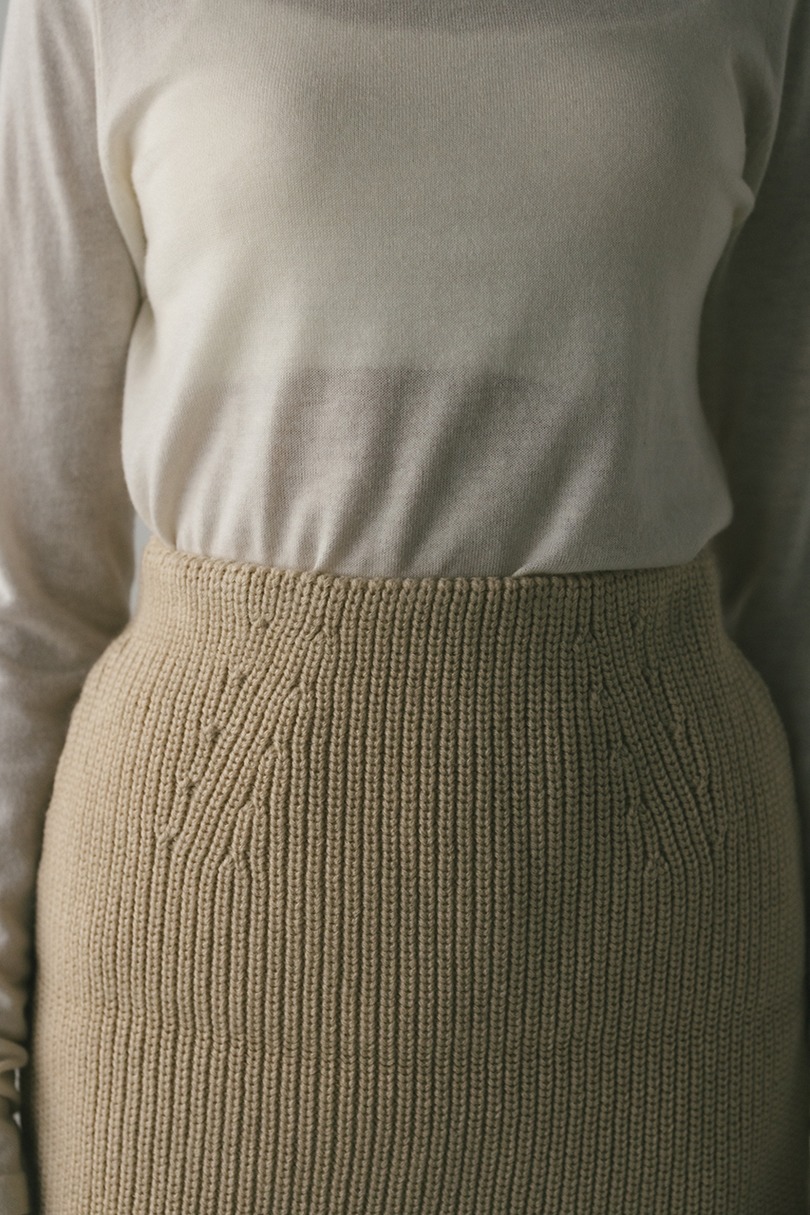 ニットパッファーミニスカート 詳細画像 IVOY 4