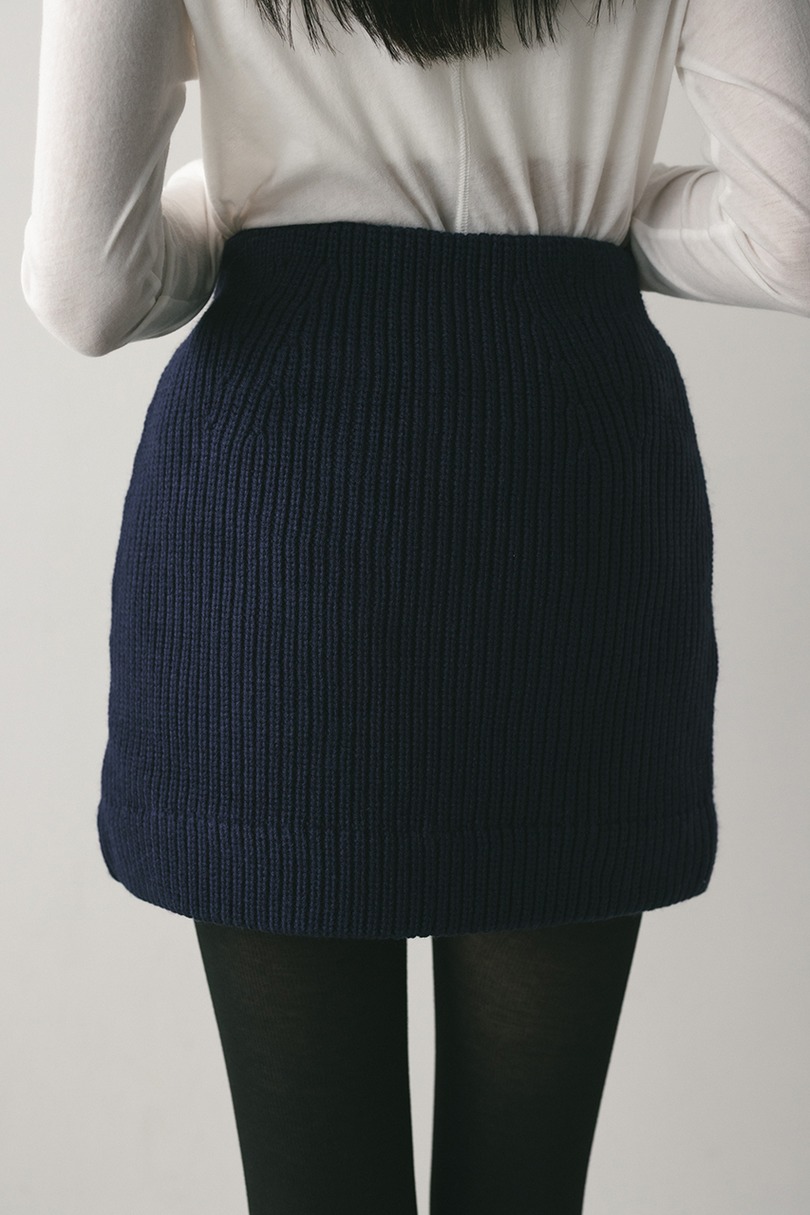 ニットパッファーミニスカート 詳細画像 NVY 6