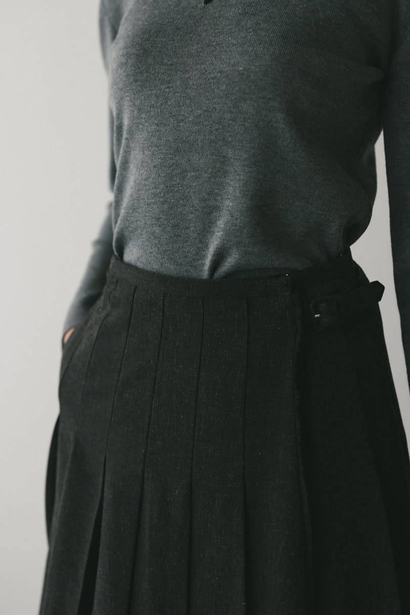 ボックスタックラップスカート 詳細画像 C.GRY 4