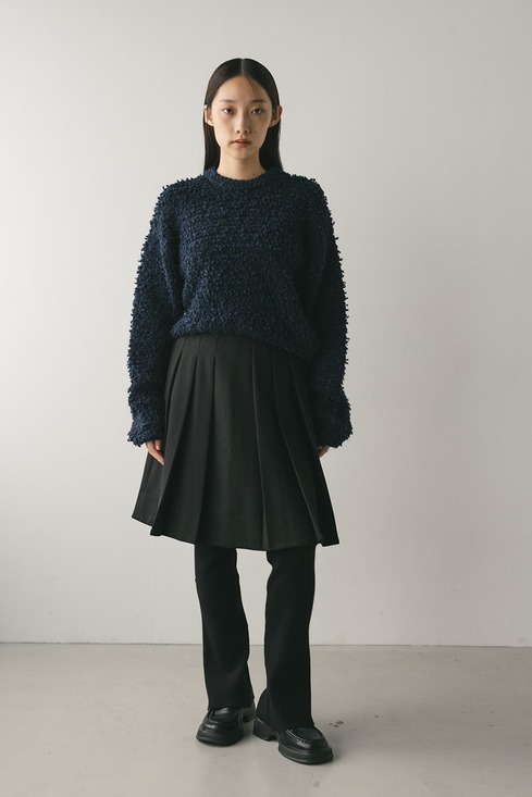 ニーレングスタックフレアスカート｜STYLEMIXER（スタイルミキサー