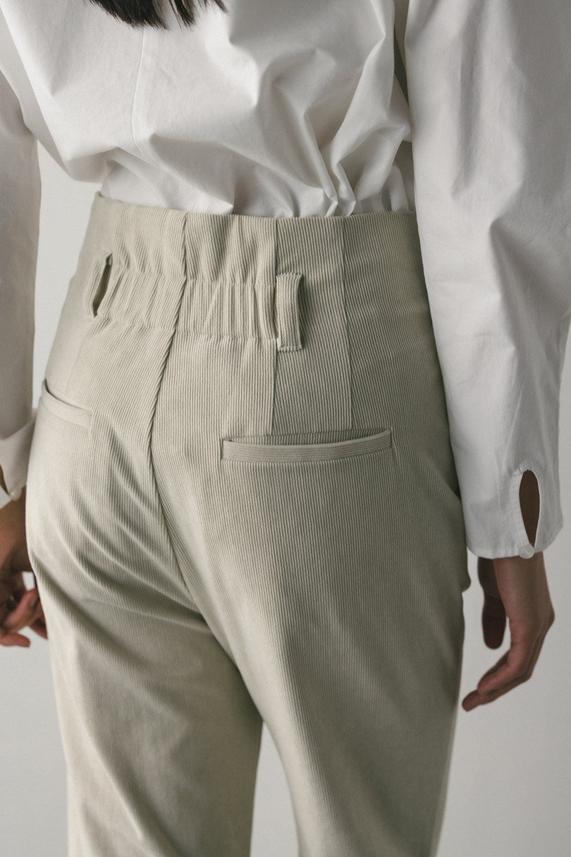 コーデュロイセミフレアパンツ 詳細画像 IVOY 10