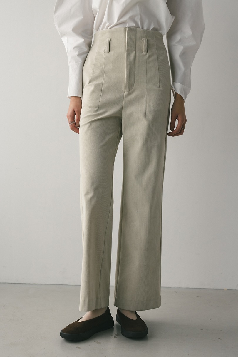 コーデュロイセミフレアパンツ 詳細画像 IVOY 5