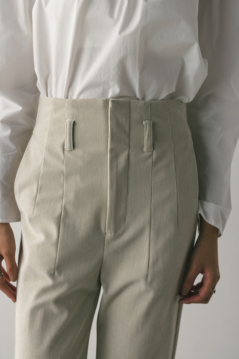 コーデュロイセミフレアパンツ 詳細画像 IVOY 6