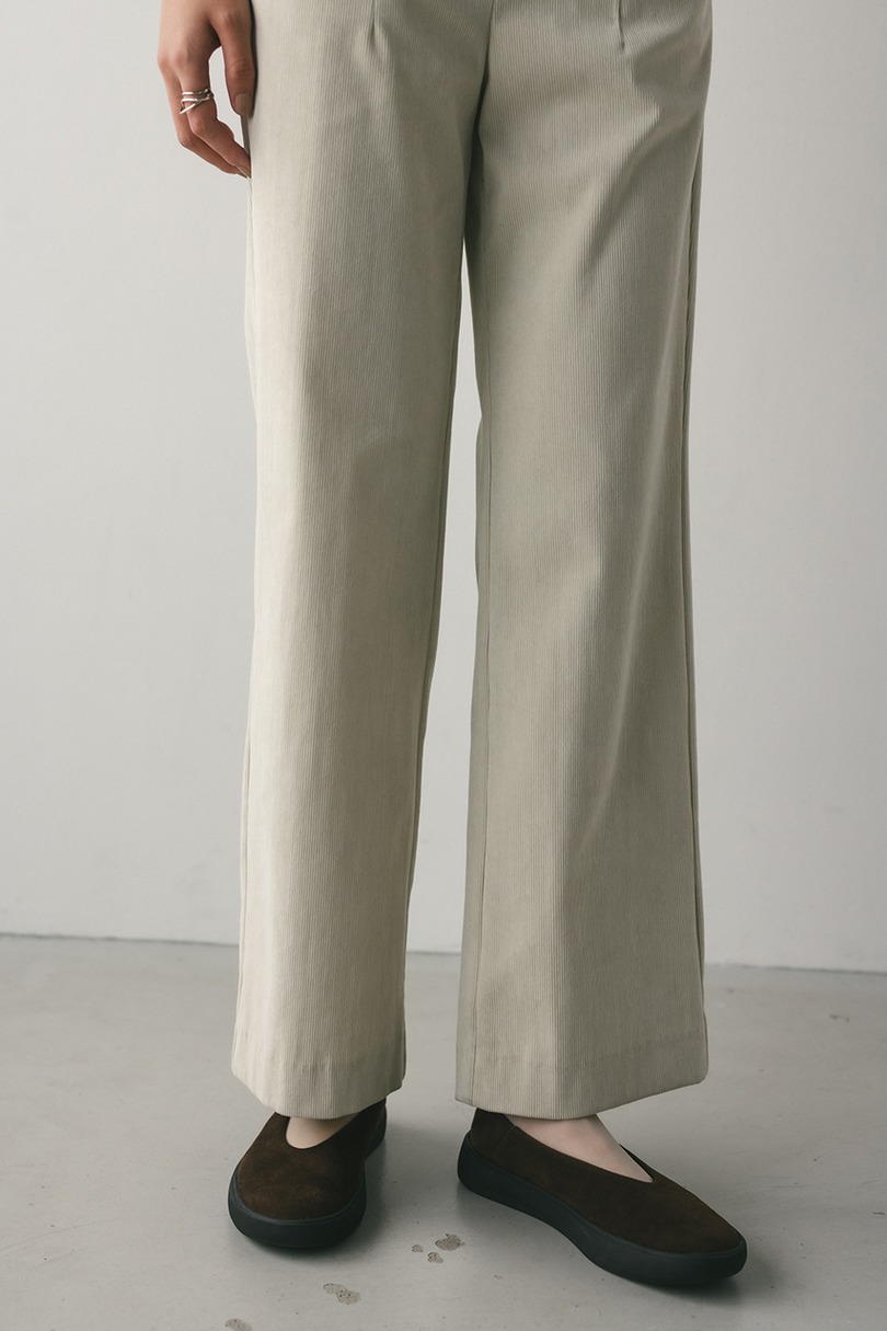 コーデュロイセミフレアパンツ 詳細画像 IVOY 8