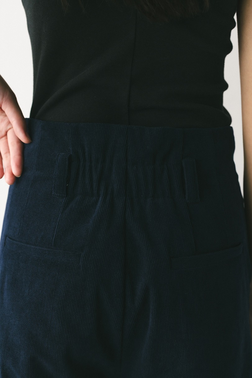 コーデュロイセミフレアパンツ 詳細画像 NVY 9