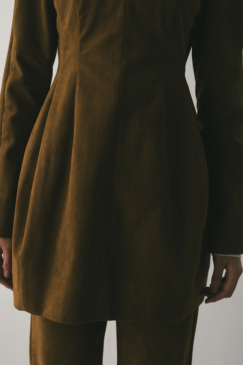 コーデュロイフォルムミニワンピース 詳細画像 CAM 7