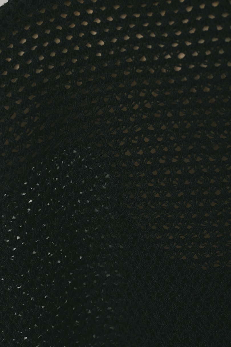 ルーズクロシェニットトップ 詳細画像 BLK 13