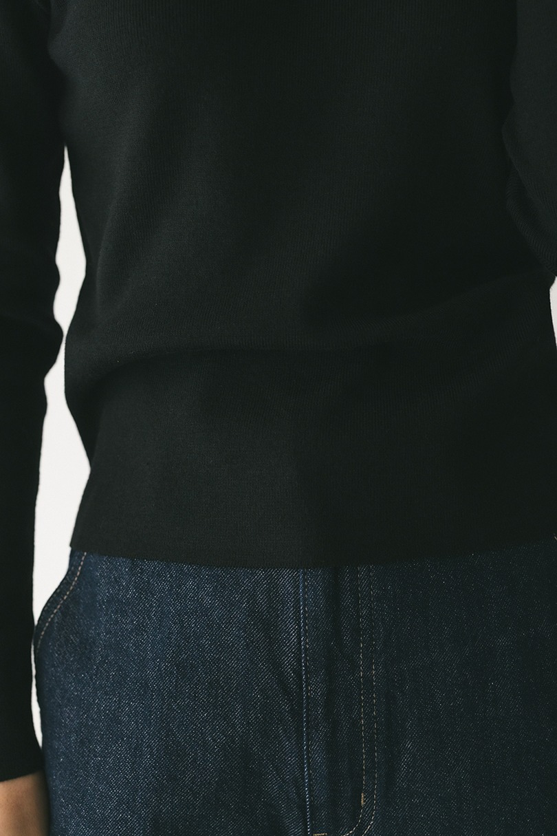 2WAYネックニットトップ 詳細画像 BLK 10