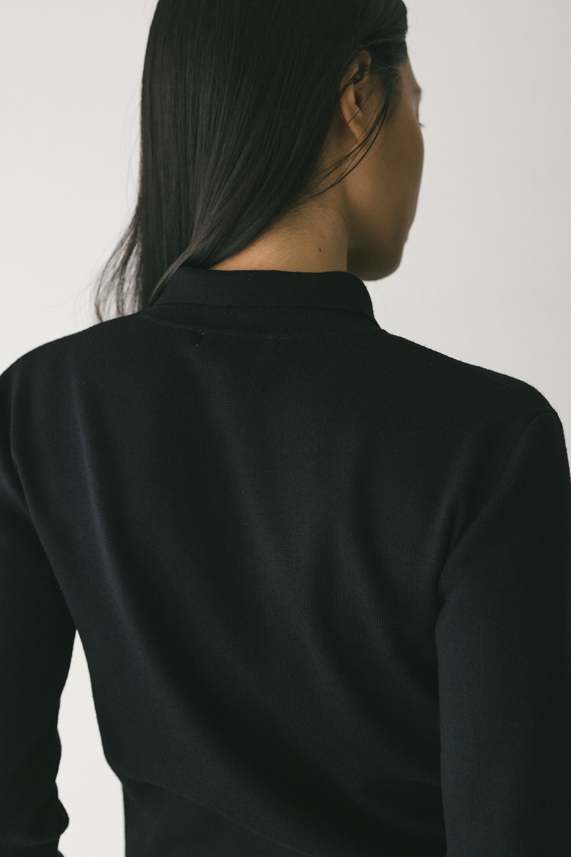 2WAYネックニットトップ 詳細画像 BLK 8