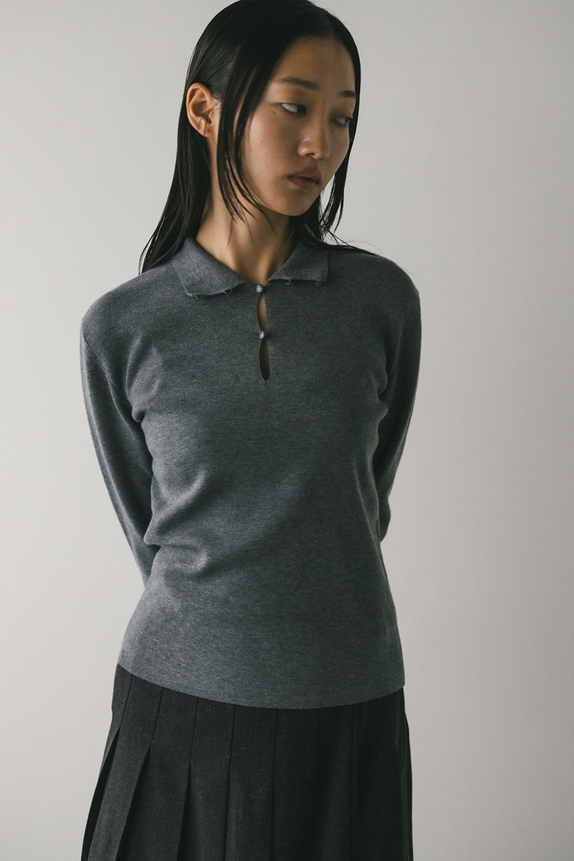 2WAYネックニットトップ