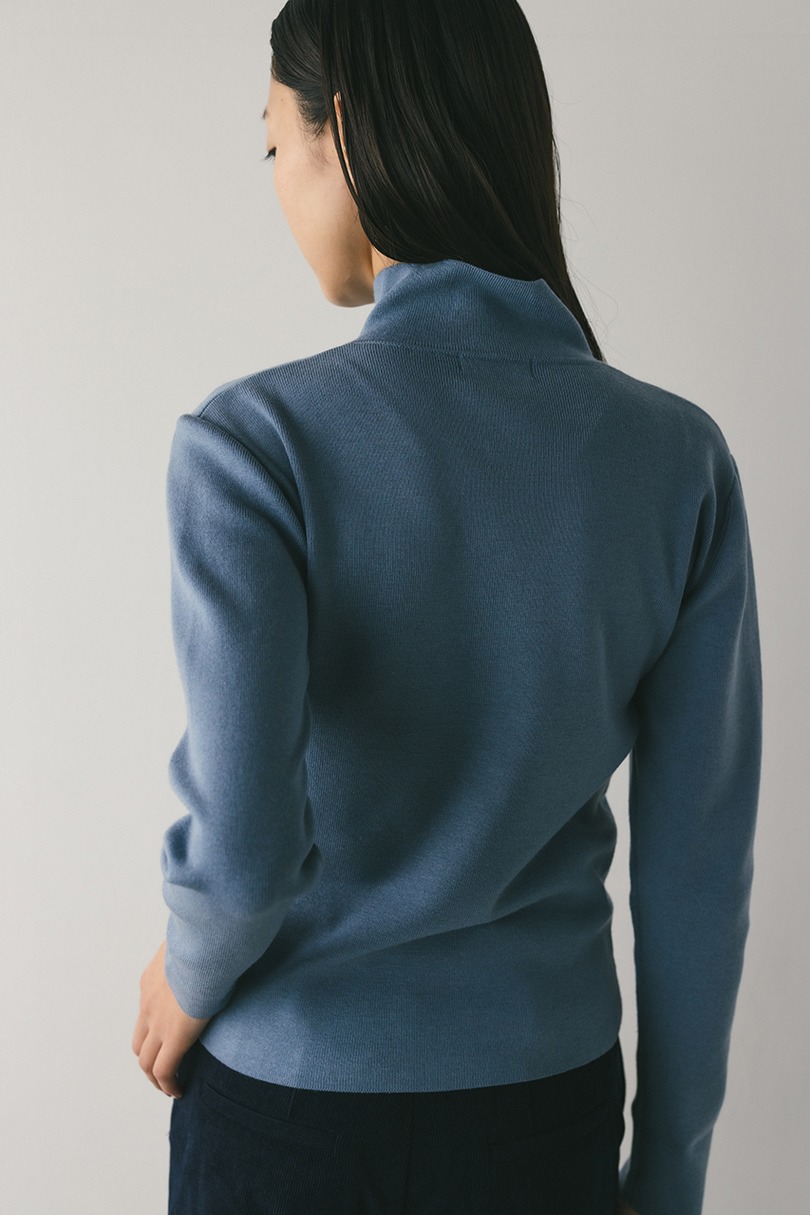 2WAYネックニットトップ 詳細画像 SAX 4