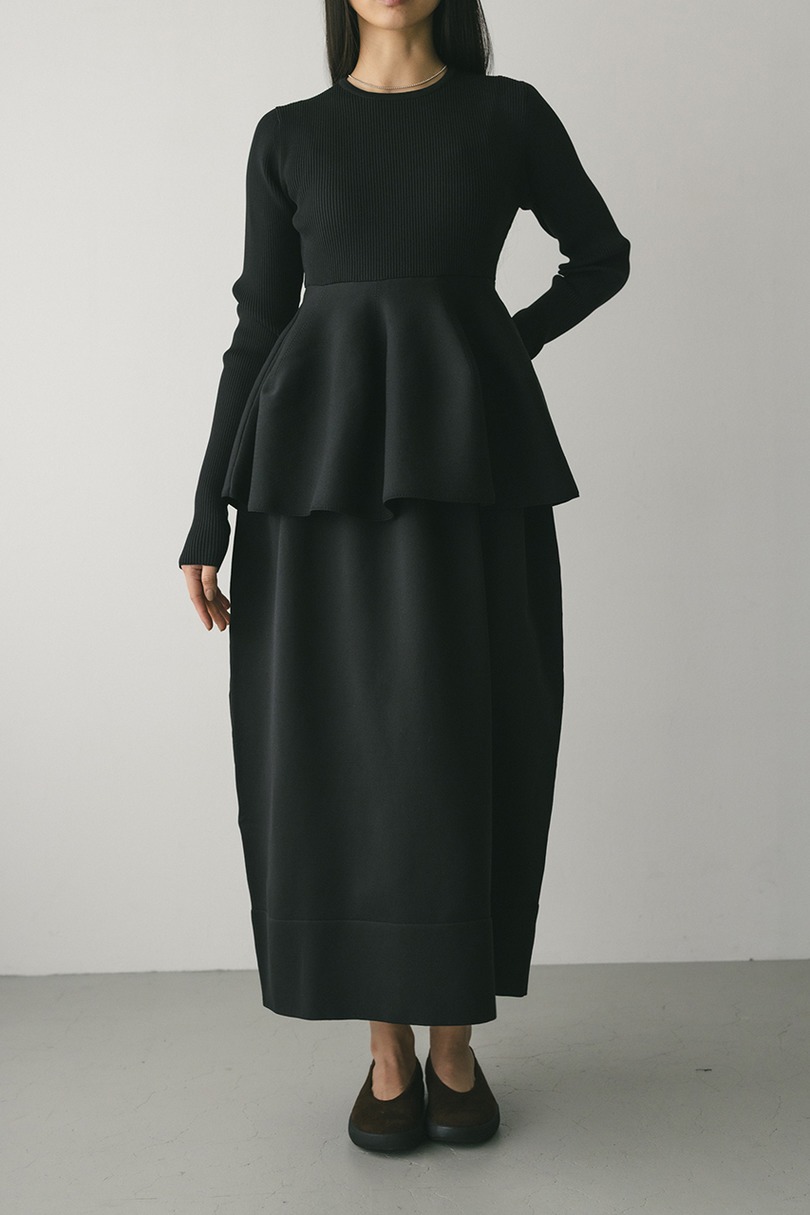 ドッキングフォルムニットワンピース