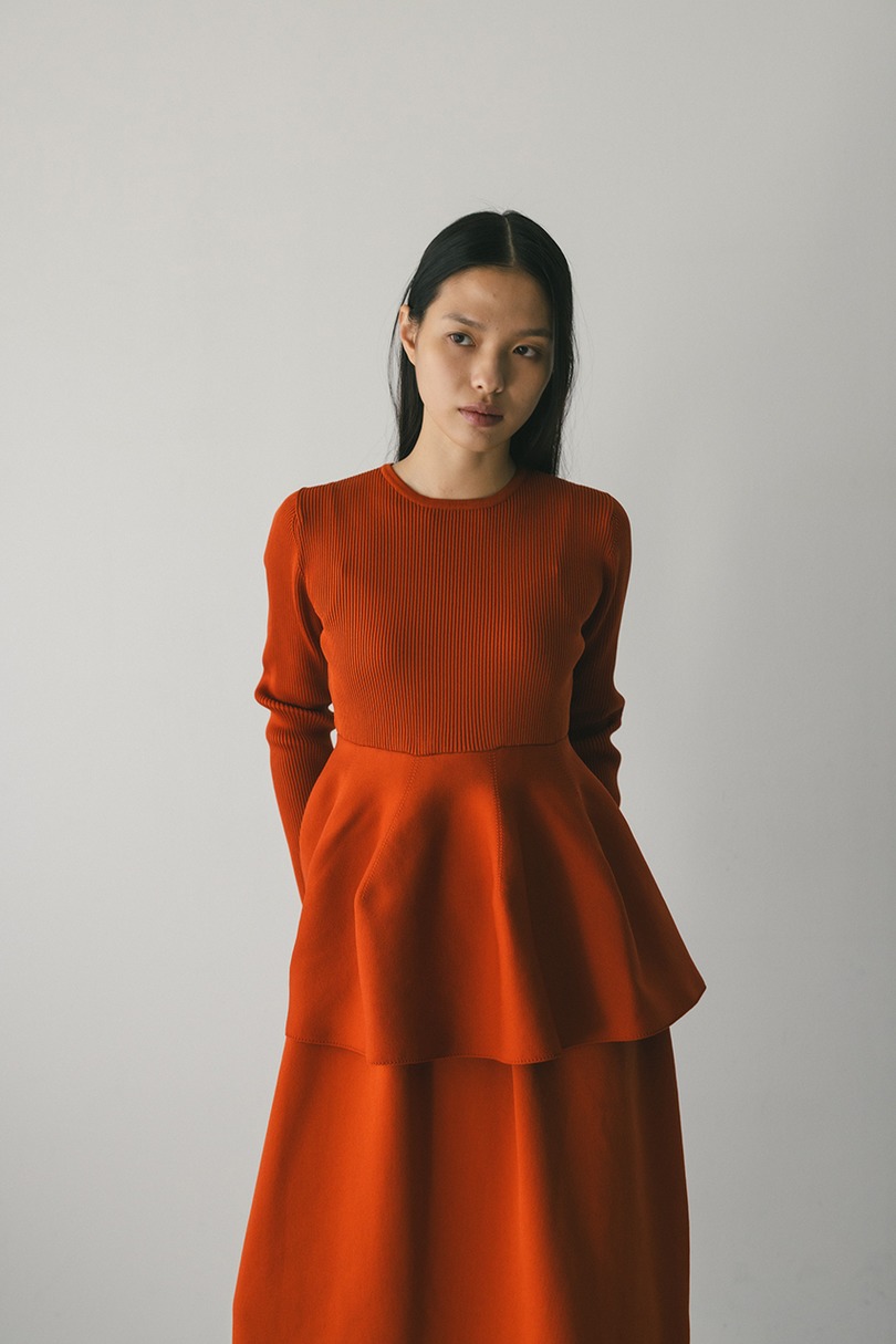 ドッキングフォルムニットワンピース 詳細画像 ORG 4