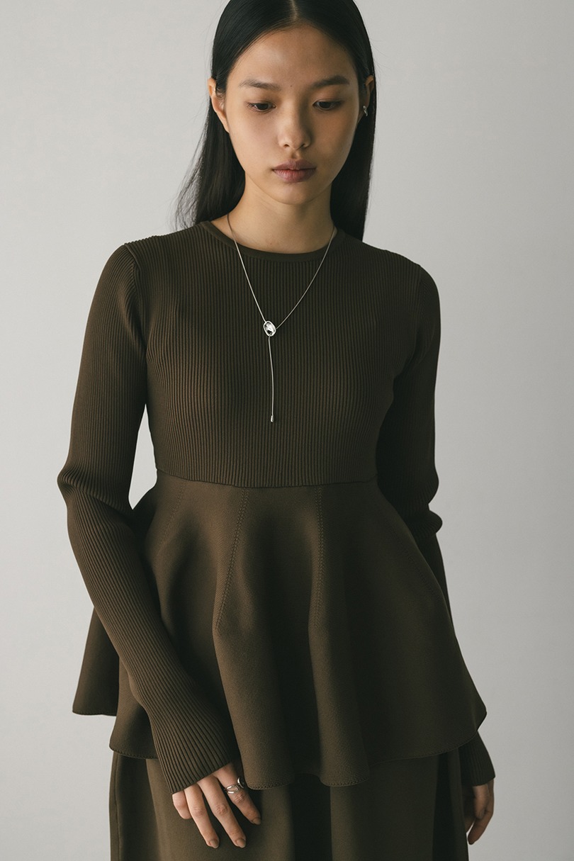 ドッキングフォルムニットワンピース 詳細画像 KHA 4