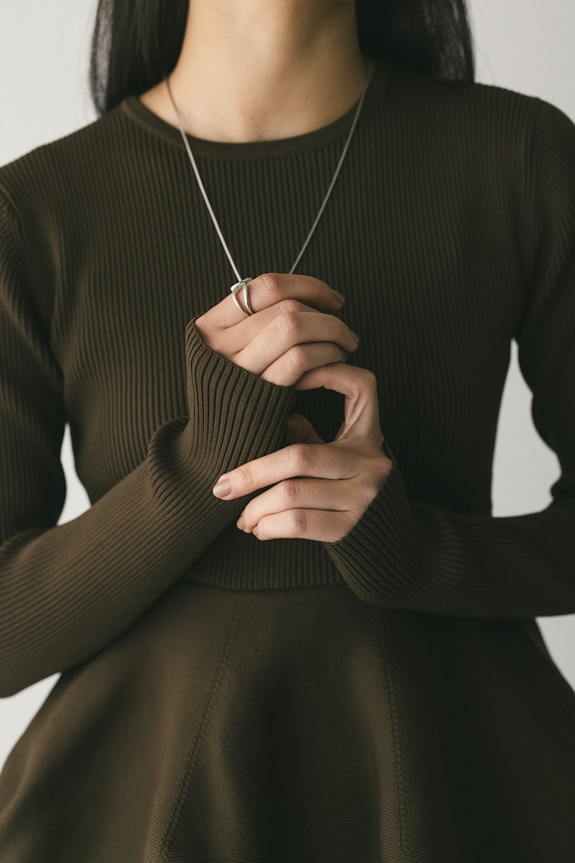 ドッキングフォルムニットワンピース 詳細画像 KHA 7