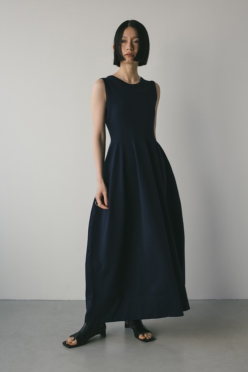 2ピースハーフスリーブポロニットワンピース｜STYLEMIXER（スタイル