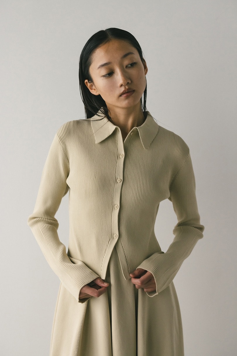 2ピースポロニットワンピース 詳細画像 BEG 3