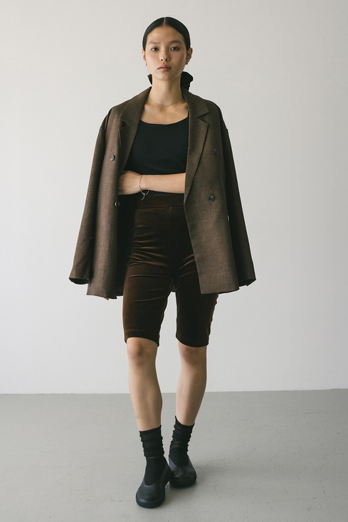 ベロアバイカーパンツ｜STYLEMIXER（スタイルミキサー）公式通販サイト