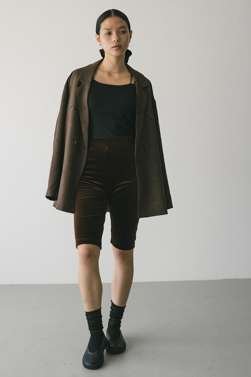 ベロアバイカーパンツ｜STYLEMIXER（スタイルミキサー）公式通販