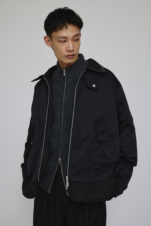 キルティングレイヤーフライトジャケット｜STYLEMIXER（スタイル