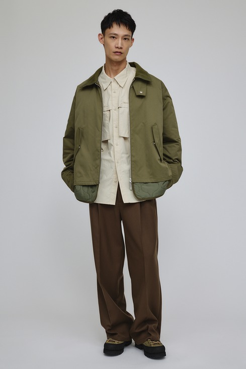 キルティングレイヤーフライトジャケット｜STYLEMIXER（スタイル